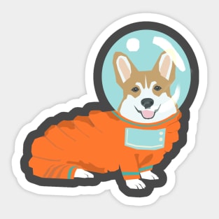 Space Corgi Sticker